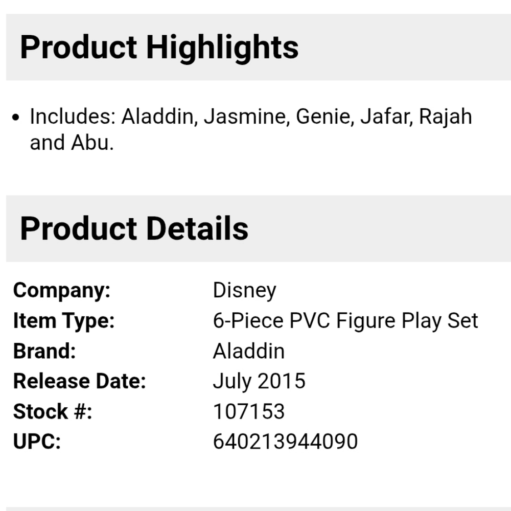 Aladdin 2015 Diamon Edition Figurine Playset - Picture 7 of 7